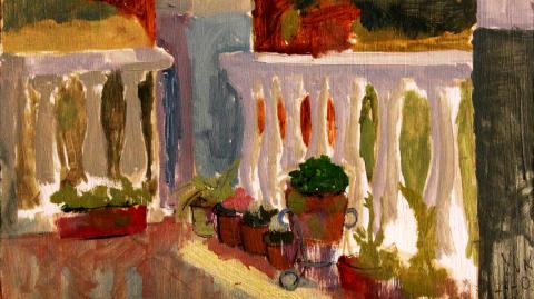 Porche de la parcela